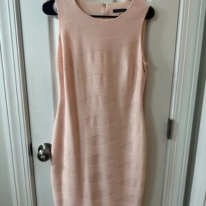 Tommy Hilfiger Blush Textured Midi Dress